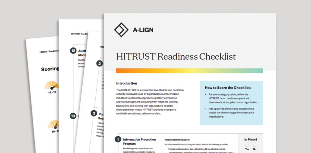 HITRUST checklist