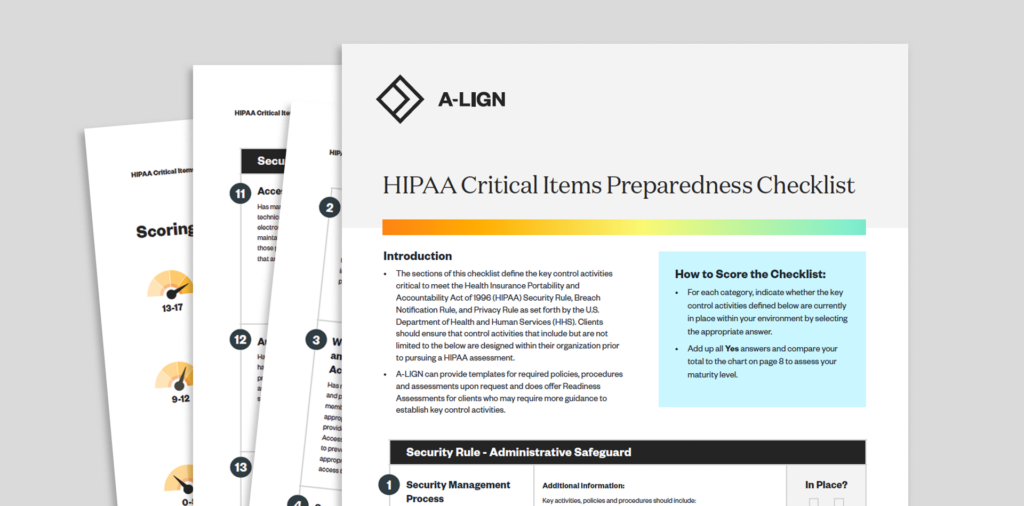 feature HIPAA Checklist 1 1