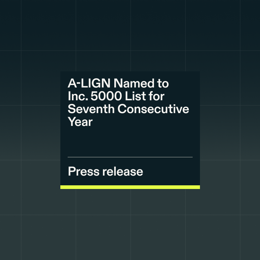 Resource Press Release A LIGN Named to Inc. 5000 List for Seventh Consecutive Year 1 0