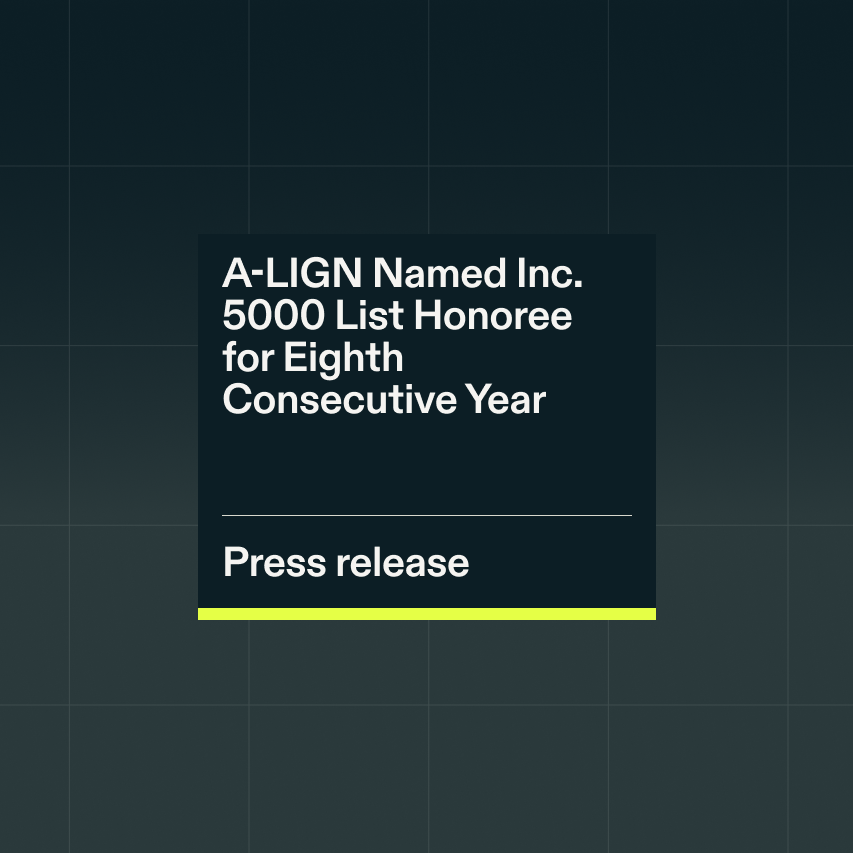 Resource Press Release A LIGN Named Inc. 5000 List Honoree for Eighth Consecutive Year 1 0