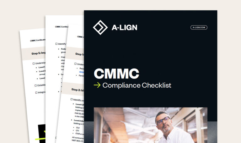 CMMC Checklist | A-LIGN