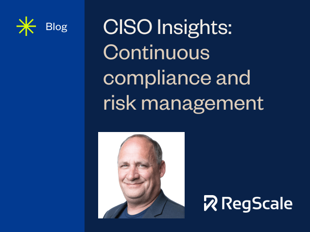 resource feature CISO Insights Regscale
