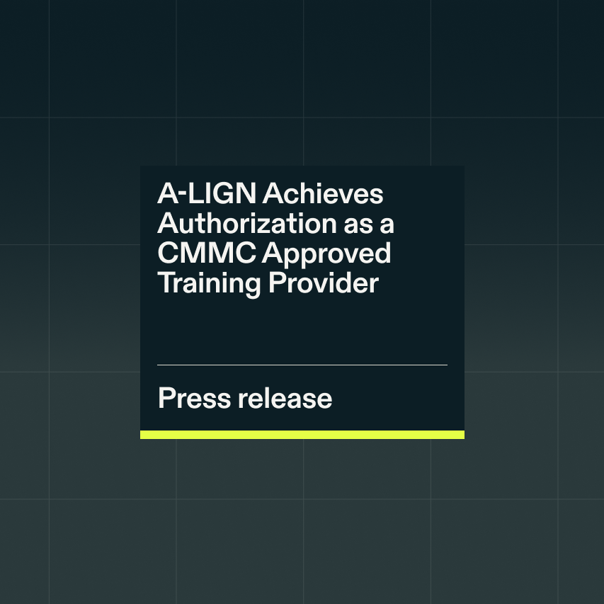 Resource A LIGN Achieves Authorization as a CMMC Approved Training Provider 1 0