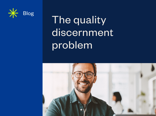 resource feature The quality discernment problem 1 0 (1)